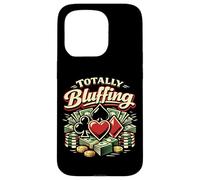 Poker Cards Vintage Totally Bluffing Case for iPhone 15 Pro