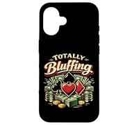Poker Cards Vintage Totally Bluffing Case for iPhone 16