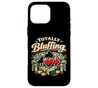 Poker Cards Vintage Totally Bluffing Case for iPhone 16 Pro Max