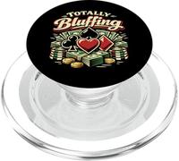 Poker Cards Vintage Totally Bluffing PopSockets PopGrip for MagSafe