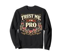 Poker Cards Vintage Trust Me I'm Pro Sweatshirt