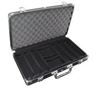 Poker Chip Case, Poker Chip Set, Poker Chips Set with Aluminium Casing, Secure Storage with Sturdy Aluminium Frame and Foam Insert for Evenings, Tournaments, Family Reunion