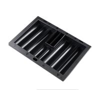 Poker Chip Holder - Casinoo Style Chip Tray, Durablle Game Organizer | Professional Gamings Table Accessory, Portable Poker Chip Rack with Clear Cover for Home Game Night or Tournament Play