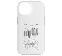 Poker Chip Set Patent Blueprint Retro Poker Player Drawing Case for iPhone 14