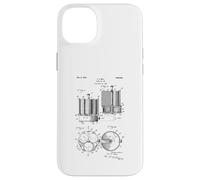 Poker Chip Set Patent Blueprint Retro Poker Player Drawing Case for iPhone 14 Plus