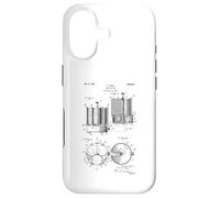 Poker Chip Set Patent Blueprint Retro Poker Player Drawing Case for iPhone 17