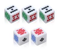 Poker Dice, Deluxe Poker Dice Set Premium Liars Dice Games for Gamers, Collectors, and Party Enthusiasts - Perfect for Game Nights, Travel, and Gift-Giving