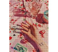 Poker Dice Jigsaw Puzzle 6000 Piece, Puzzles for Adults 6000, The Impossible Challenge, Jigsaw Puzzle Games Classic Educational, Wooden Puzzles, for Home Wall Decoration Gift FNKL1-820