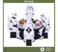 Poker Face Stormtrooper Figurine Hand-Painted Resin Art 18.3cm Collectible