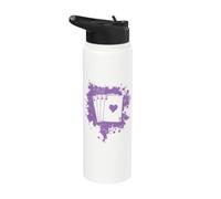 Poker Hand All Four Aces Stainless Steel Insulated Water Bottle