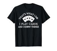 Poker Hand Four of a kind Aces Quads Playing Cards T-Shirt