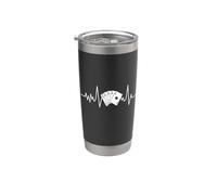 Poker Heartbeat Royal Flush Card Player Stainless Steel Insulated Tumbler
