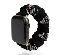 Poker Is My Therapy Fashion Scrunchie Watch Strap Compatible with IWatch Series 1 2 3 4 5 6 Elastic Replacement Band