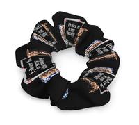 Poker Is My Therapy Soft Satin Scrunchies Fashion Print Hair Ties Big Ponytail Holder Birthday Gift for Women