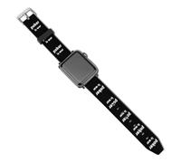 Poker Is War Cute Leather Watch Strap Compatible with IWatch Sport Replacement Band for Men Women