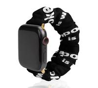 Poker Is War Soft Elastic Scrunchie Watch Strap Compatible with IWatch Series 6 5 4 3 2 1 Printed Wristbands Bands