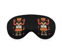 Poker King Funny Eye Mask for Sleep with Adjustable Strap Blocks Light Eye Shade Cover