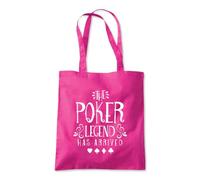 Poker Legend Has Arrived Tote Shopping Bag 10 Litres Capacity 42 x 38cm