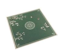 poker mat, Mahjong table mat Tabletop Game Mats, Green Anti Slip And Noise Reduction Poker Mat Card Table Cover， Board Game Table Mat Square Playmat(23.6x23.6inch/60x60cm)