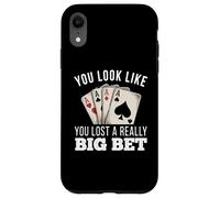 Poker Player Aces Cards Game Gambler Bluff Bet Chips Casino Case for iPhone XR