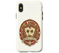 Poker Player All In Amber Ale The Bluff Aces Beer Label Case for iPhone X/XS