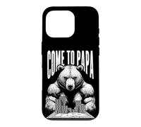 Poker Player Bear Funny Come To Papa Grizzly Gambler Aces Case for iPhone 16 Pro