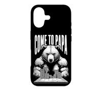 Poker Player Bear Funny Come To Papa Grizzly Gambler Aces Case for iPhone 17