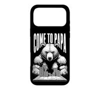 Poker Player Bear Funny Come To Papa Grizzly Gambler Aces Case for iPhone 17 Pro Max