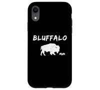 Poker Player Cards Bluff Buffalo Bluffalo Casino Raise Fold Case for iPhone XR