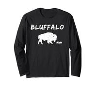 Poker Player Cards Bluff Buffalo Bluffalo Casino Raise Fold Long Sleeve T-Shirt
