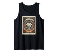 Poker Player Dead Man's Hand Stout Aces Eights Beer Label Tank Top