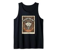Poker Player Dead Man's Hand Stout Aces Eights Beer Label Tank Top