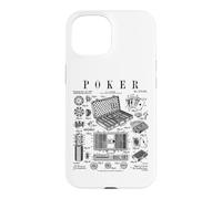 Poker Player Funny Lucky Gambler Gambling Vintage Patent Case for iPhone 15