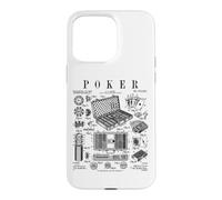 Poker Player Funny Lucky Gambler Gambling Vintage Patent Case for iPhone 15 Pro Max