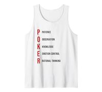 Poker Player Gambling Texas Hold Em Tank Top