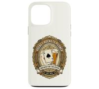 Poker Player Pocket Rockets Pilsner The River Beer Label Case for iPhone 13 Pro Max