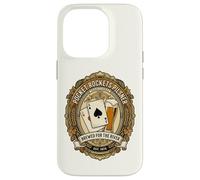 Poker Player Pocket Rockets Pilsner The River Beer Label Case for iPhone 14 Pro