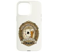 Poker Player Pocket Rockets Pilsner The River Beer Label Case for iPhone 15 Pro Max