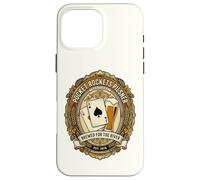 Poker Player Pocket Rockets Pilsner The River Beer Label Case for iPhone 16 Pro Max