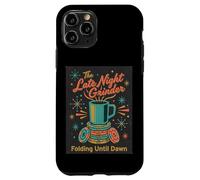 Poker Player Retro Late Night Grinder Folding til Dawn Cards Case for iPhone 11 Pro