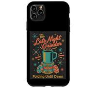 Poker Player Retro Late Night Grinder Folding til Dawn Cards Case for iPhone 11 Pro Max