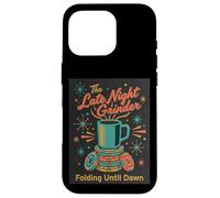 Poker Player Retro Late Night Grinder Folding til Dawn Cards Case for iPhone 16 Pro