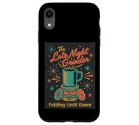 Poker Player Retro Late Night Grinder Folding til Dawn Cards Case for iPhone XR