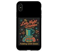 Poker Player Retro Late Night Grinder Folding til Dawn Cards Case for iPhone XS Max