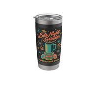 Poker Player Retro Late Night Grinder Folding til Dawn Cards Stainless Steel Insulated Tumbler
