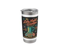 Poker Player Retro Late Night Grinder Folding til Dawn Cards Stainless Steel Insulated Tumbler