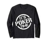 Poker Player T Shirt, Gift for Card Playing Men Long Sleeve T-Shirt