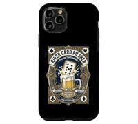 Poker Player The River Card Pilsner The Final Out Beer Label Case for iPhone 11 Pro