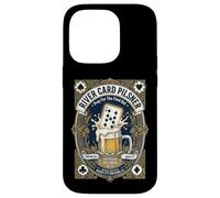 Poker Player The River Card Pilsner The Final Out Beer Label Case for iPhone 14 Pro