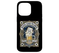 Poker Player The River Card Pilsner The Final Out Beer Label Case for iPhone 14 Pro Max
